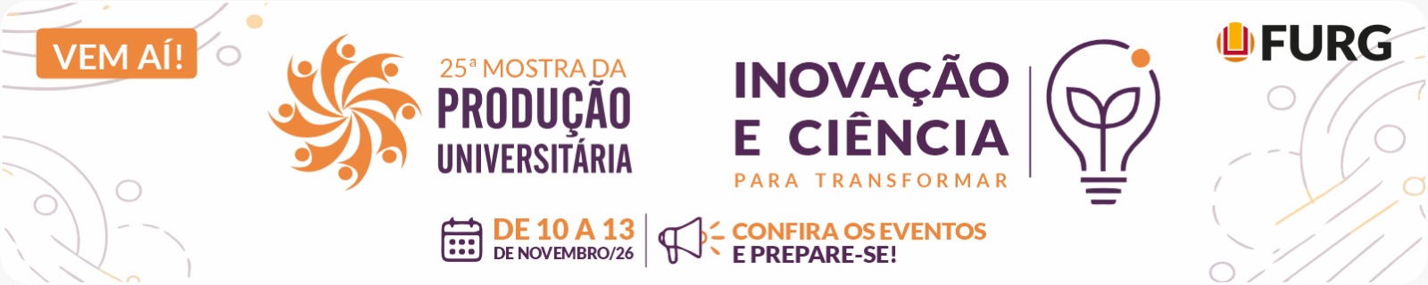 Banner - Mostra da produ��o universit�ria